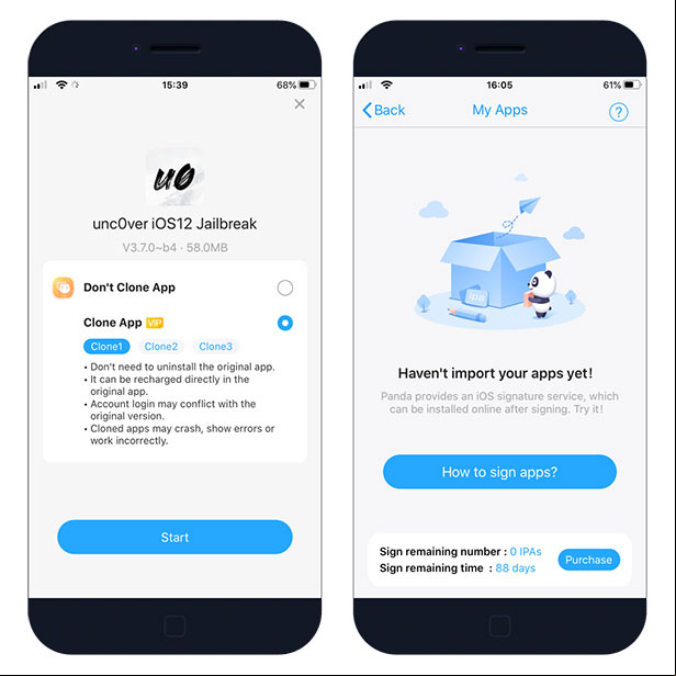 Sign IPA in Panda Helper iOS
