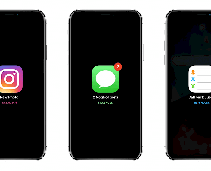 Notification system for iOS 12