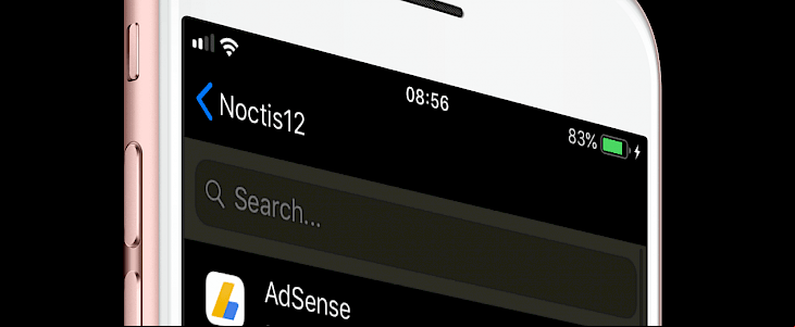 Noctis12 - dark mode for iOS 12