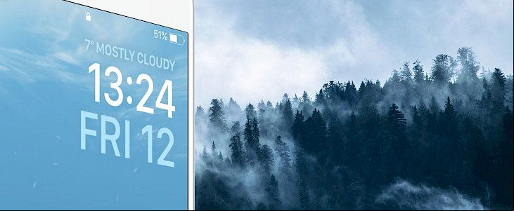 Asteroid - live weather animation on iOS with jailbreak