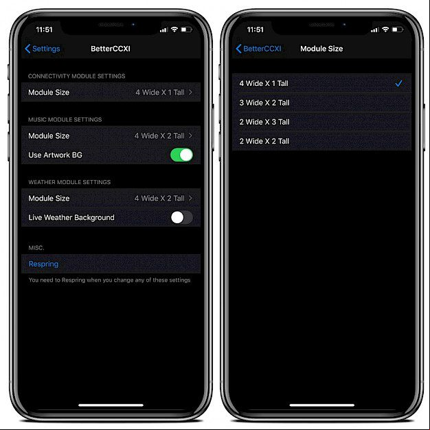 BetterCCXI Settings