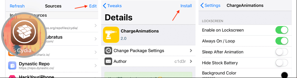 How to install ChargeAnimations