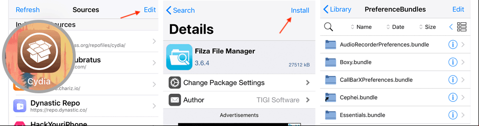 How to install Filza