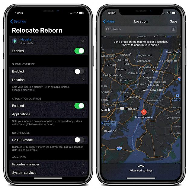 Relocate tweak