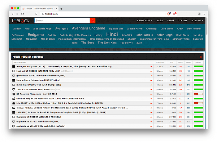 Torlock Torrent Website