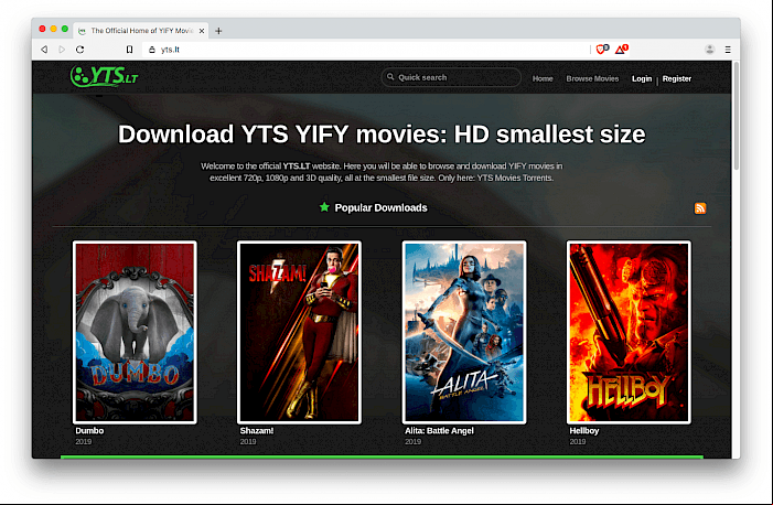 YTS Site