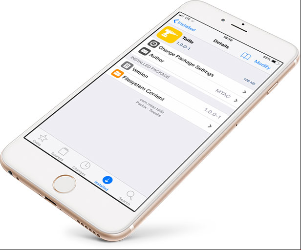 Taille Cydia Repository