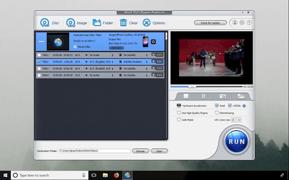 WinX DVD Ripper Platinum Windows