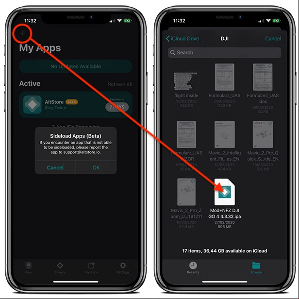 Sign IPA with AltStore on iPhone