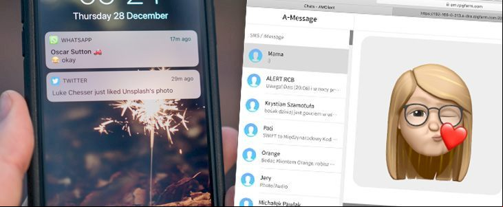 A-Message tweak enables Messages from a Web browser