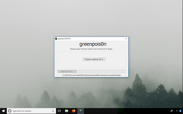 Greenpois0n jailbreak