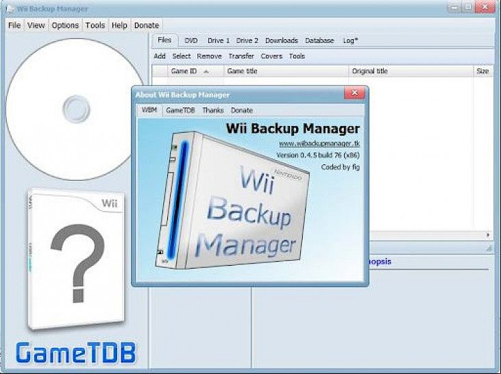 Wii Backup Manager