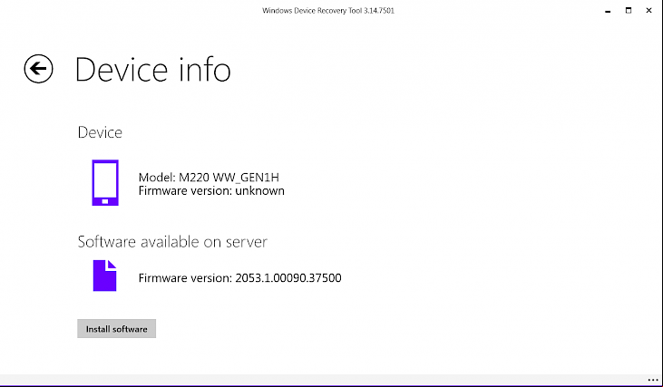 Windows Device Recovery Tool
