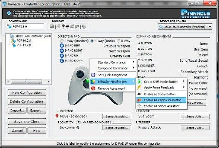 Pinnacle Game Profiler
