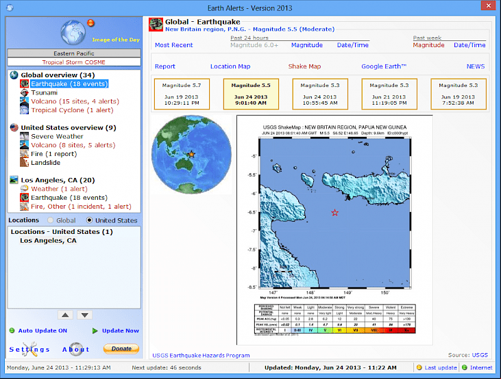 Earth Alerts