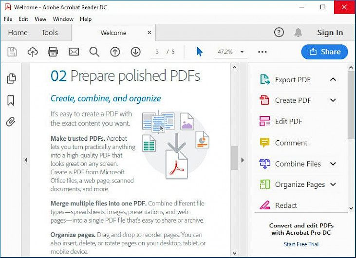 Adobe Acrobat Reader DC