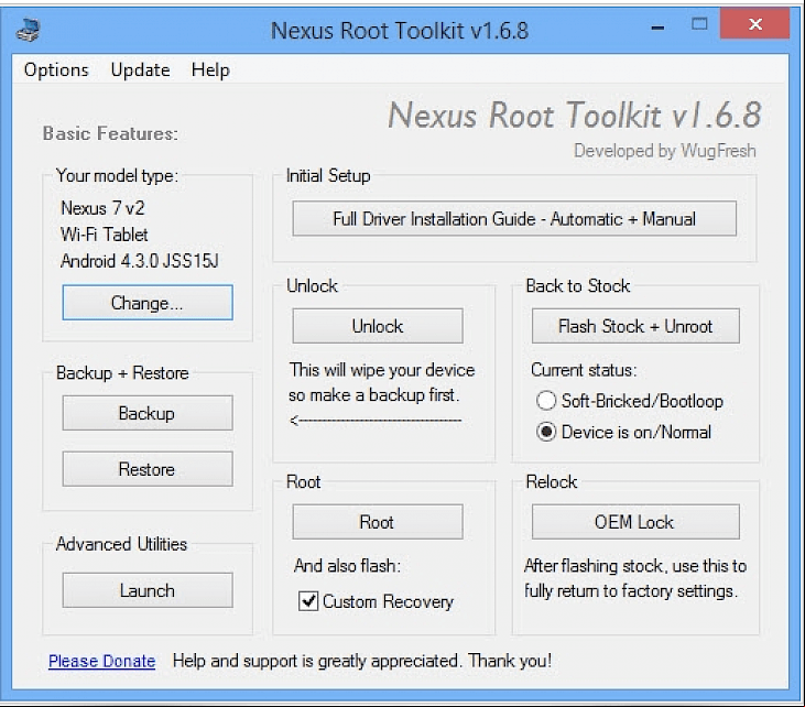 Nexus Root Toolkit