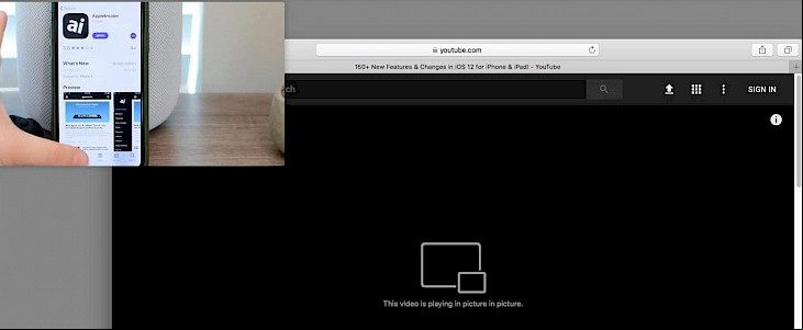 How to enter Picture-in-Picture Video in Safari for Mac